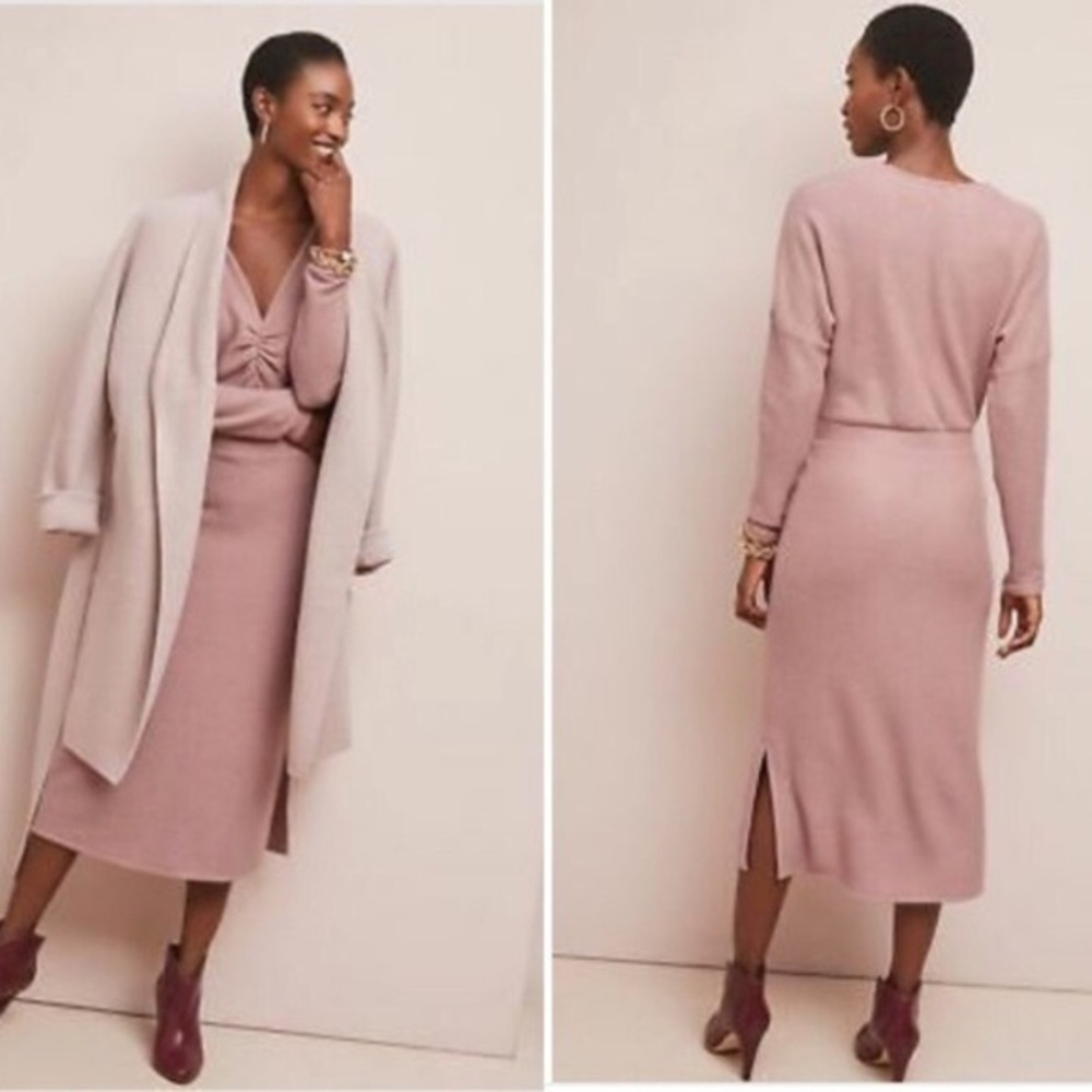 Anthropologie Midi Sweater Dress